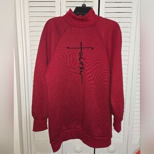 Chicme Women's M Faith Mockneck Sweatshirt